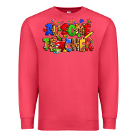 Cardinal ausome autism teacher Premium Sweatshirt - Zillion Design Studio