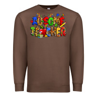 Chestnut ausome autism teacher Premium Sweatshirt - Zillion Design Studio