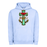 Pigment Grape Ice cross faith Urban Hoodie - BarkalooDesign