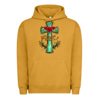 Pigment Peanut Butter cross faith Urban Hoodie - BarkalooDesign