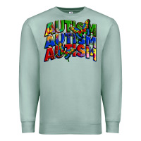 Seafoam autism autism autism Premium Sweatshirt - Zillion Design Studio