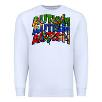White autism autism autism Premium Sweatshirt - Zillion Design Studio