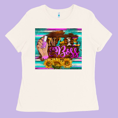 Nail Boss Tumbler Ladies Tee Designed By Barkaloodesign