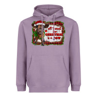 Lavender all i want for christmas is a cow highland calf Heavyweight Hoodie - RanaPortraitStore