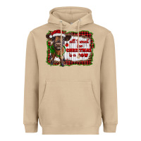 Mushroom all i want for christmas is a cow highland calf Heavyweight Hoodie - RanaPortraitStore