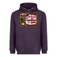 Plum all i want for christmas is a cow highland calf Heavyweight Hoodie - RanaPortraitStore
