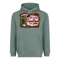 Sage all i want for christmas is a cow highland calf Heavyweight Hoodie - RanaPortraitStore