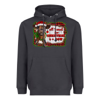 Smoke all i want for christmas is a cow highland calf Heavyweight Hoodie - RanaPortraitStore