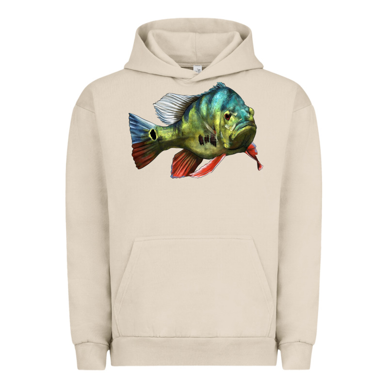 Peacock Bass Illustrations Urban Hoodie by LillyAllenDesigns | Teevron