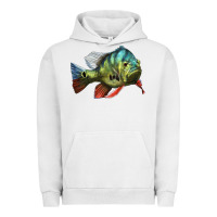 Pigment Lunar Rock Peacock Bass Illustrations Urban Hoodie - LillyAllenDesigns