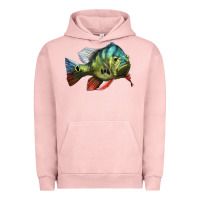 Pigment Salmon Peacock Bass Illustrations Urban Hoodie - LillyAllenDesigns