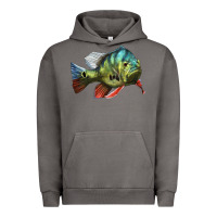 Pigment Tornado Peacock Bass Illustrations Urban Hoodie - LillyAllenDesigns