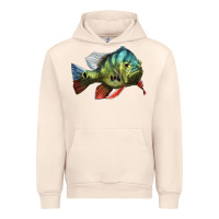 Sandshell Peacock Bass Illustrations Urban Hoodie - LillyAllenDesigns