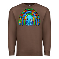 Chestnut autism elephant rainbow Premium Sweatshirt - Zillion Design Studio