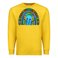 Lemon autism elephant rainbow Premium Sweatshirt - Zillion Design Studio