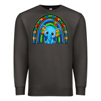 Smoke autism elephant rainbow Premium Sweatshirt - Zillion Design Studio