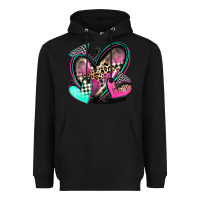 Black race hearts Heavyweight Hoodie - Zillion Design Studio