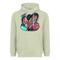 Matcha race hearts Heavyweight Hoodie - Zillion Design Studio
