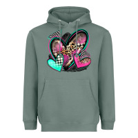 Sage race hearts Heavyweight Hoodie - Zillion Design Studio