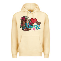 Pina Colada valentines day howdy and boots Premium Hoodie - AdoDesignShop