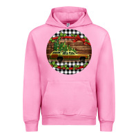 Fuchsia Pink Christmas vacation car Christmas Urban Hoodie - Jasminsmagicworld