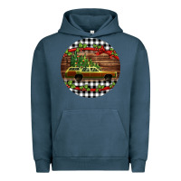 Pigment Midnight Navy Christmas vacation car Christmas Urban Hoodie - Jasminsmagicworld
