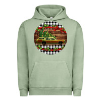 Pigment Oil Green Christmas vacation car Christmas Urban Hoodie - Jasminsmagicworld