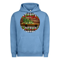 Pigment Pebble Blue Christmas vacation car Christmas Urban Hoodie - Jasminsmagicworld