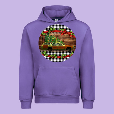 Christmas Vacation Car Christmas Urban Hoodie Designed By Jasminsmagicworld