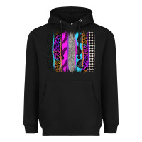 Black race brushstrokes Heavyweight Hoodie - Zillion Design Studio