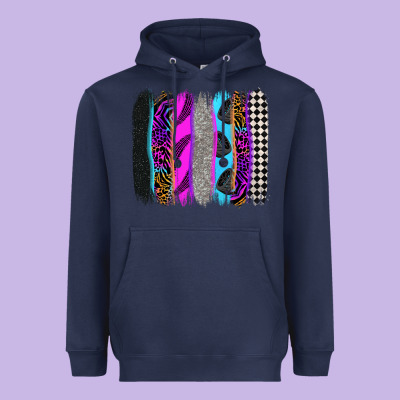 Race Brushstrokes Heavyweight Hoodie Designed By Zillion Design Studio