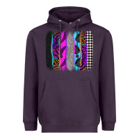 Plum race brushstrokes Heavyweight Hoodie - Zillion Design Studio