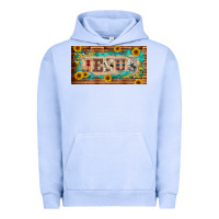 Pigment Grape Ice jesus western patterns license plate template Urban Hoodie - BarkalooDesign