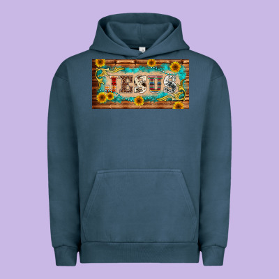 Jesus Western Patterns License Plate Template Urban Hoodie Designed By Barkaloodesign