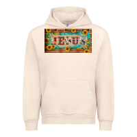 Sandshell jesus western patterns license plate template Urban Hoodie - BarkalooDesign