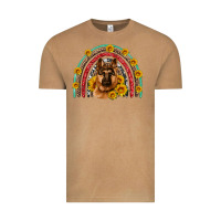 Vintage Camel german shepherd rainbow Vintage Tee - Artiststas