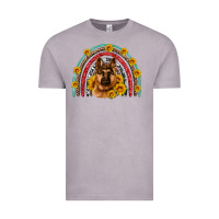 Vintage Zinc german shepherd rainbow Vintage Tee - Artiststas
