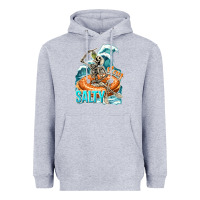 Heather Grey stay salty Heavyweight Hoodie - texasbilliewilder