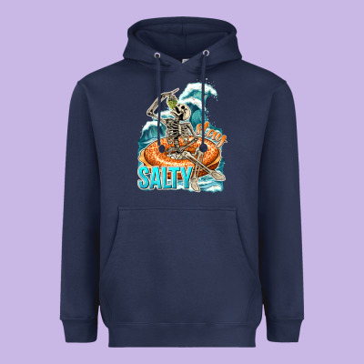 Stay Salty Heavyweight Hoodie Designed By Texasbilliewilder