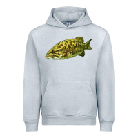 Smallmouth Bass Fish Illustrations Urban Hoodie | Teevron
