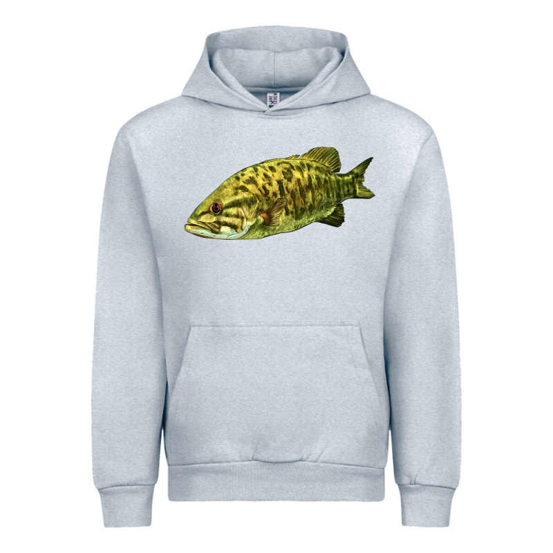 Smallmouth Bass Fish Illustrations Urban Hoodie by LillyAllenDesigns | Teevron
