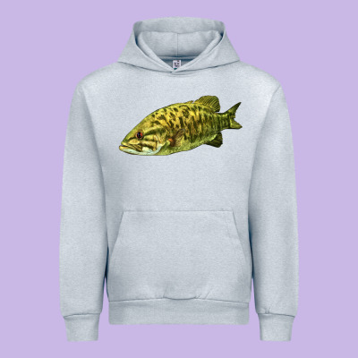 Smallmouth Bass Fish Illustrations Urban Hoodie Designed By Lillyallendesigns
