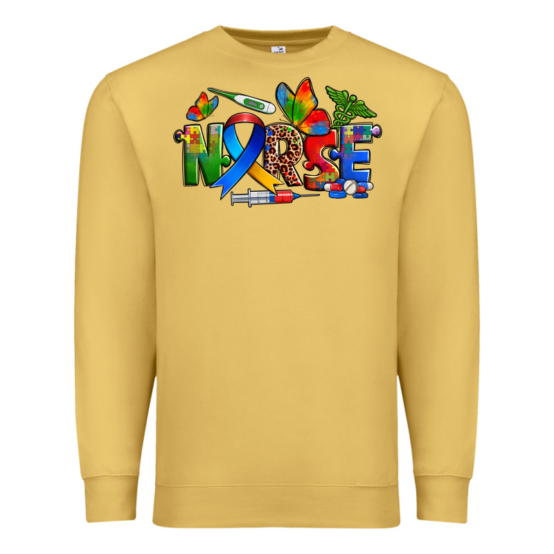Autism Nurse Premium Sweatshirt by Zillion Design Studio | Teevron