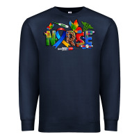 Navy autism nurse Premium Sweatshirt - Zillion Design Studio