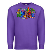 Purple autism nurse Premium Sweatshirt - Zillion Design Studio