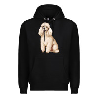 Black standart poodle Premium Hoodie - Artiststas