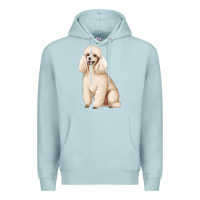 Blue Mist standart poodle Premium Hoodie - Artiststas