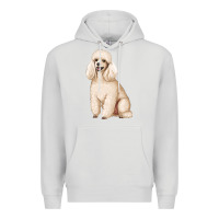 Dove Grey standart poodle Premium Hoodie - Artiststas