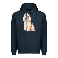 Navy standart poodle Premium Hoodie - Artiststas