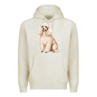 Oatmeal Heather standart poodle Premium Hoodie - Artiststas